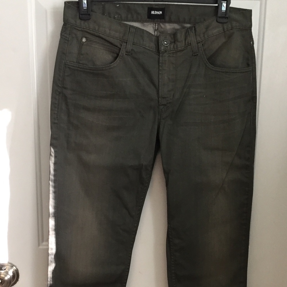 Hudson Jeans Men’s Blake Slim Straight Twill Pant